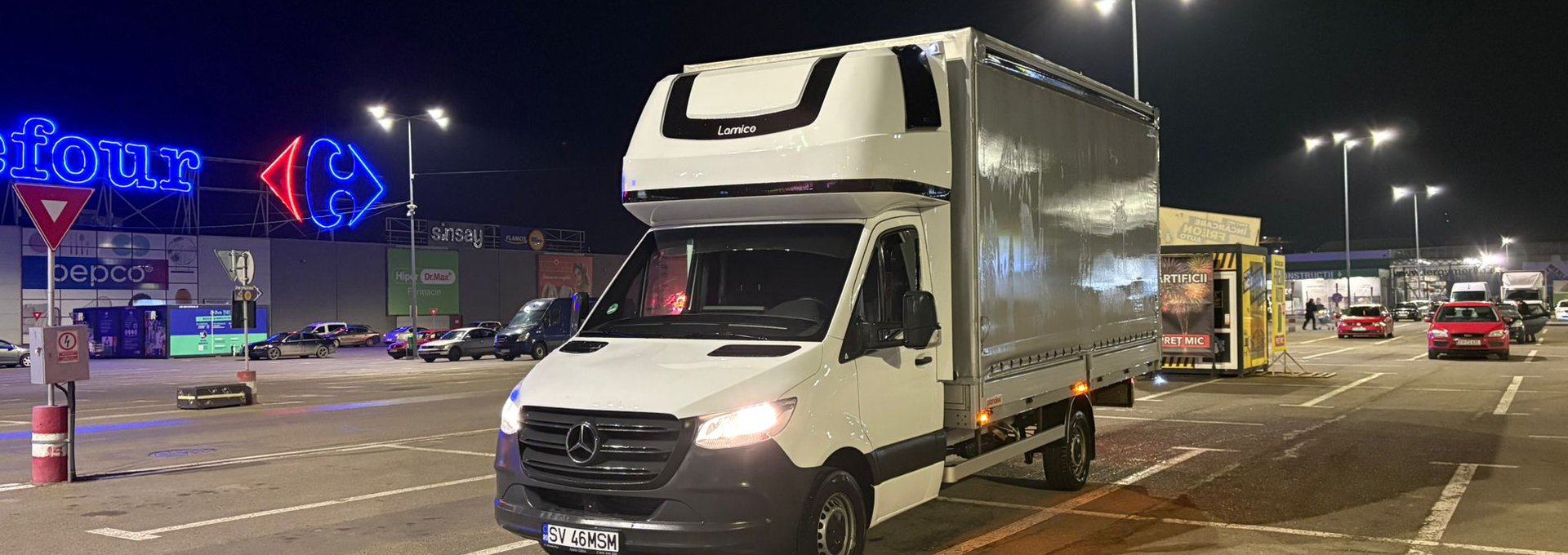 MSM Safety vehicle on an international route
